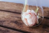 wedding photo - Hanging Glass Candle Holder 