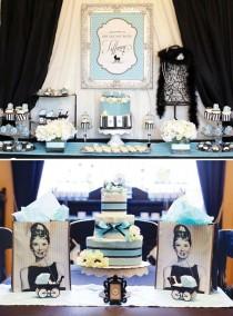 wedding photo - Glamorous Breakfast At Tiffany's Baby Shower // Hostess With The Mostess®