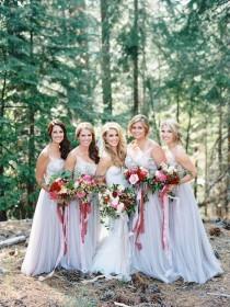 wedding photo - Whimsical Summer Wedding At Lake Tahoe