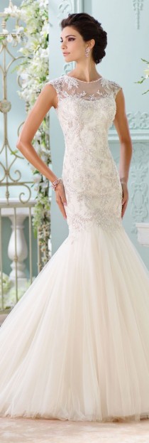wedding photo - Lace Open Back Wedding Dress