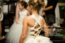 wedding photo - Flower Girl Dress. Ivory Dress. Lace overlay. Corset top, TUTU Skirt, Detachable Train & Hair Piece! Size 6m-10 Girls.
