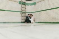 wedding photo - Unique Wedding Venue Alert: You've Got To See This Swimming Pool Wedding In Manchester
