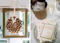 wedding photo - Engagement Party Inspiration: A Break Out The Bubbly Shoot From Host-it Notes