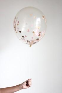 wedding photo - Confetti Filled Balloon - SORBET