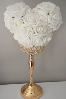 wedding photo - Mickey Flower Ball, Kissing Ball. Bouquet. Wedding Centerpiece. Flower Girl. Choose Your Rose Colors