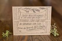 wedding photo - Tall Trees Save-The-Dates