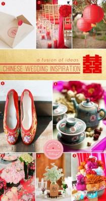wedding photo - Chinese Wedding Inspiration: A Fusion Of Ideas For The Ceremony   Reception!