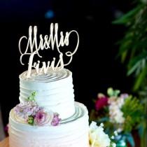 wedding photo - Custom Cake Topper, Wedding Cake Topper, Engagement Cake Topper, Bridal Shower Cake Topper, Anniversary Cake Topper