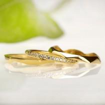 wedding photo - Unique 14kt White  Yellow or red gold  ring ,Black Or transparent Diamonds .  RG-1074