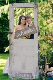wedding photo - Old Door Wedding Photo Booth
