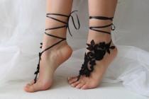 wedding photo -  lace anklet