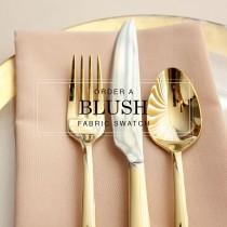 wedding photo - Blush Wedding Table Linens, Order a Fabric Swatch 