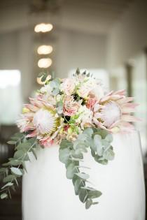 wedding photo - Blushing Bride Protea Wedding at White Light by As Sweet As Images