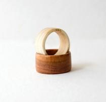 wedding photo - Wood Ring, Wooden Rings Set, Wedding Bands, Wedding Ring Pair, Wooden Rings, Custom Ring, Natural Rings, Wood Jewelry,  Personalized Rings