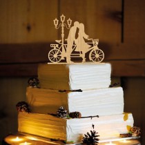 wedding photo - Bicycle Cake Topper - Cake Topper - cake topper Bicycle - monogram cake topper - birthday cake topper - wedding cake topper