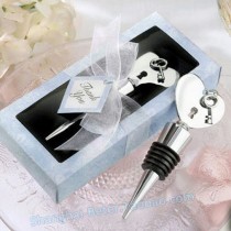wedding photo -  Chrome Key To My Heart Bottle Stopper Wedding Favors BETER-WJ057...