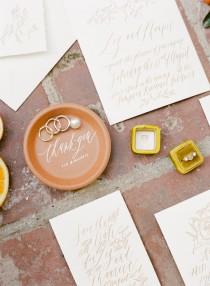 wedding photo - Vibrant Citrus Inspired California Wedding