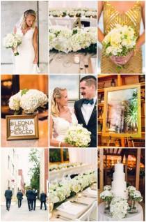 wedding photo - Cool Philadelphia Wedding with a Sea of Hydrangeas