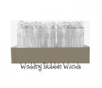 wedding photo - Wedding Bubble Wand Favors