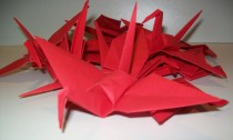 wedding photo -  Wedding origami crane ,Set of 1000 red origami crane for wedding, wedding decor crane, origami crane, origami red crane, wedding crane