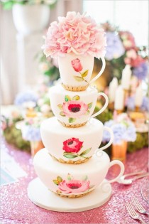 wedding photo - Pastel Tea Party Wedding Ideas