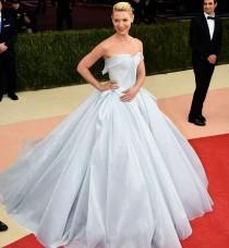 wedding photo - Glowing Dress Turns Claire Danes Into Cinderella At The Met Gala