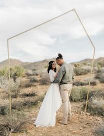 wedding photo - Bohemian Elopement Inspiration in Joshua Tree