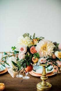 wedding photo - Rose-Gold Romance: A Creative Collaboration Between Minted And Aisle Society