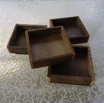 wedding photo - Wood box, wood tray, reclaimed wood, rustic wedding tabletop, organizer, shadow box, wooden box, wedding centerpiece