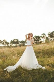 wedding photo - Flowing Silk Maxi Skirt - Ivy