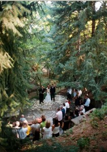 wedding photo - Beautiful Wedding In The Woods