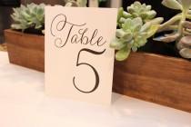 wedding photo - Table Number Cards for Wedding // Party Cards // Wedding Signs // Printed Cards