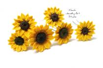 wedding photo - Sunflowers hair pins by Nikush Studio