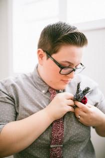 wedding photo - Cat shoes and tattoos: a queer D.C. elopement
