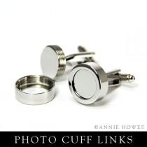 wedding photo - Make Photo CUFF LINKS. What to Give your Guy. Create Your Own custom Cuff Links.
