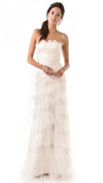 wedding photo - Long Dove Bridal Dress