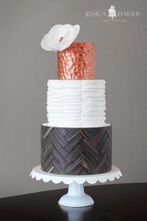 wedding photo - Learn Over 20 Elegant Cake Textures Now!! - Jessica Harris