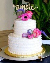 wedding photo - Amore Cake Topper, Wedding Cake Topper, Cake Topper, Love Cake Topper, Amore, Engagement Cake Topper, Italy Wedding, Cake Topper Amore