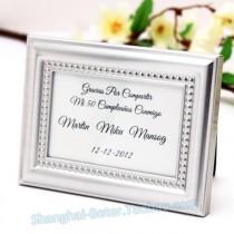 wedding photo -  欧式婚礼餐桌布置 浪漫珠点小相框,浪漫婚礼礼品WJ015/A席位卡