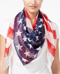 wedding photo - Collection XIIX Studded Americana Square Scarf