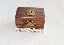 wedding photo - Rustic Ring Box, Wedding Ring Box, Custom Ring Box, Engagement Box, Ring Pillow Box, Wooden Ring Box, Ring Bearer Box, Keepsake Ring Box