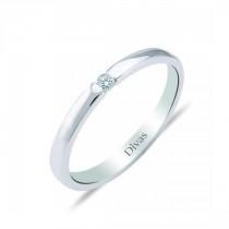 wedding photo - Solitaire Engagement Ring 0,03 ct Diamond