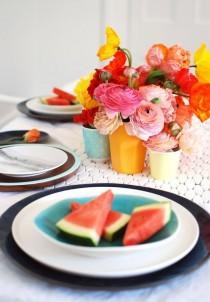 wedding photo - How To Create The Perfect Spring Brunch Tabletop - We Are Scout