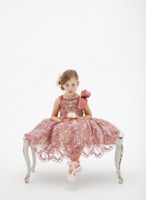 wedding photo - The Katy Flower Girl Dress (more Colors Available)