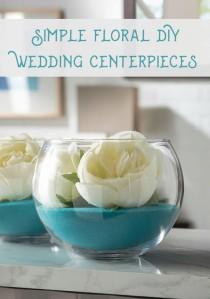 wedding photo - Quick Floral DIY Wedding Centerpieces