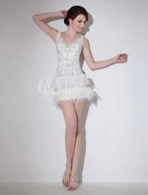wedding photo - 1920s Wedding Dresses For Sale- Flapper, Great Gatsby, Downton Abbey Themes