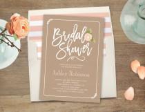 wedding photo - Printable Bridal Shower Invitation - GARDEN BLOOM - with Bonus Printable Envelope Liner