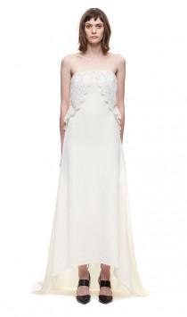 wedding photo -  Self Portrait Isabella Floral Guipure Overlay Silk Gown