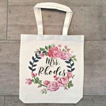 wedding photo - Personalized Mrs. Tote Bag