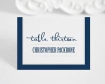 wedding photo - Contemporary Place Cards or Escort Cards for Your Wedding, Modern Logo Design Deposit